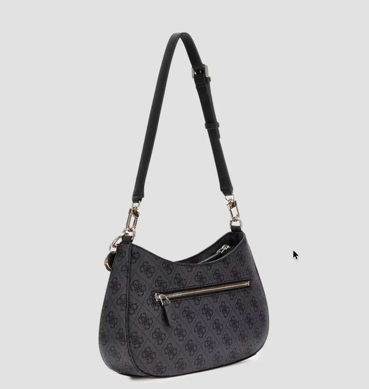 Жіноча сумка GUESS Noelle II Top Zip Shoulder Bag Темно-сіра (HWBG9672180-CLO)