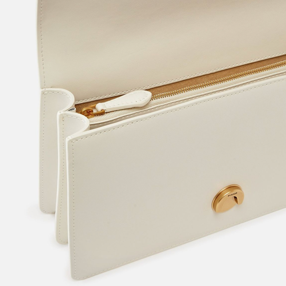 Сумка жіноча Pinko Love Bag One Simply Medium Bag in Leather White