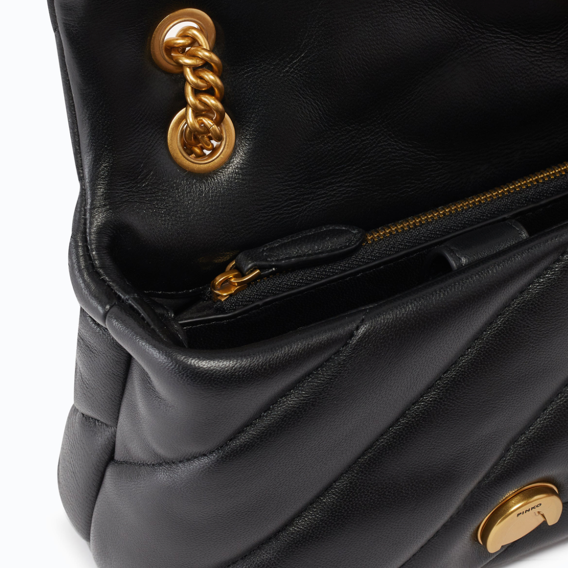 PINKO Small shoulder bag Love Bag Puff Maxi Quilt сумка жіноча чорна