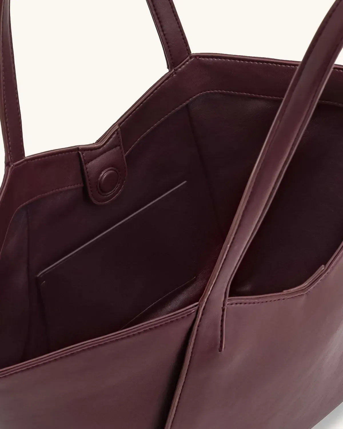 Жіноча сумка-тоут JW PEI Kiana Large Capacity Tote Bag, бордова — фото 8