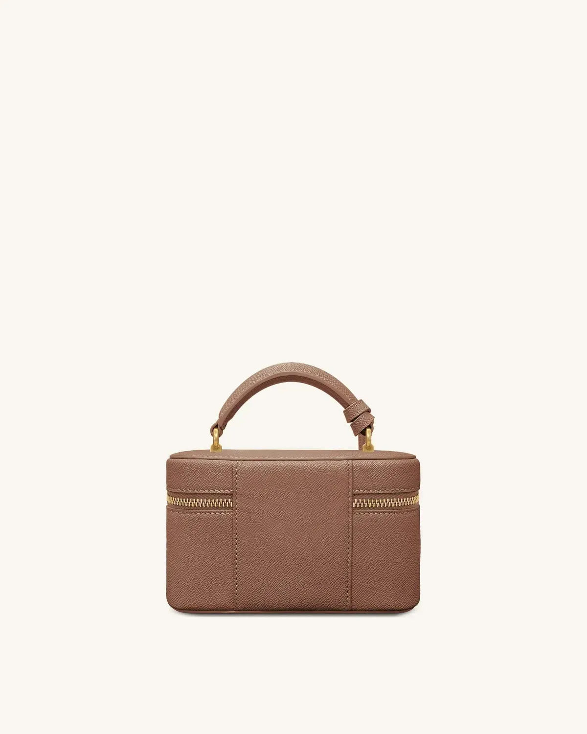 Жіноча сумка з верхньою ручкою JW PEI Cleo Box Shape Top Handle Bag, коричнева — фото 4