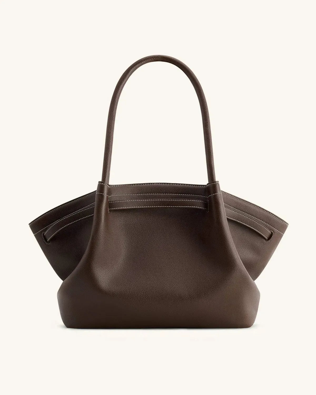 Жіноча сумка-тоут JW PEI Hana Large Tote Bag, темно-коричнева — фото 13