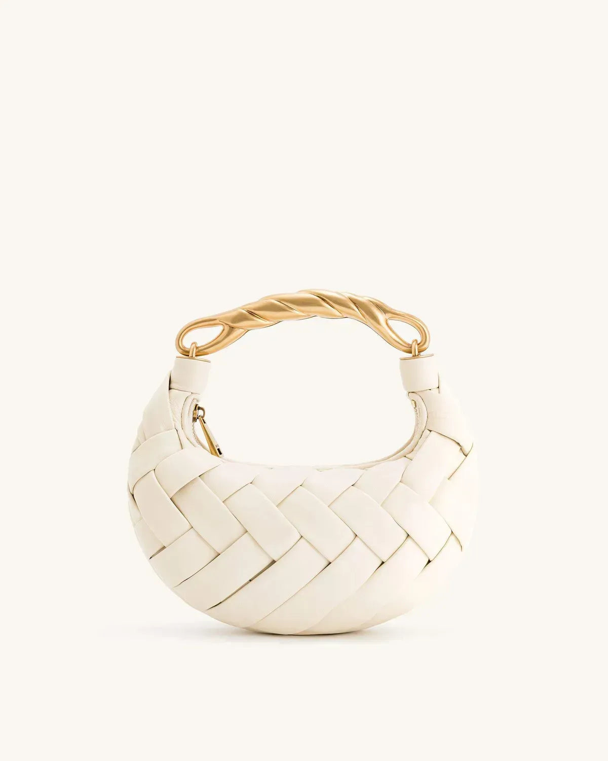 Жіноча сумка кросбоді JW PEI Orla Weave Handbag, біла — фото 2