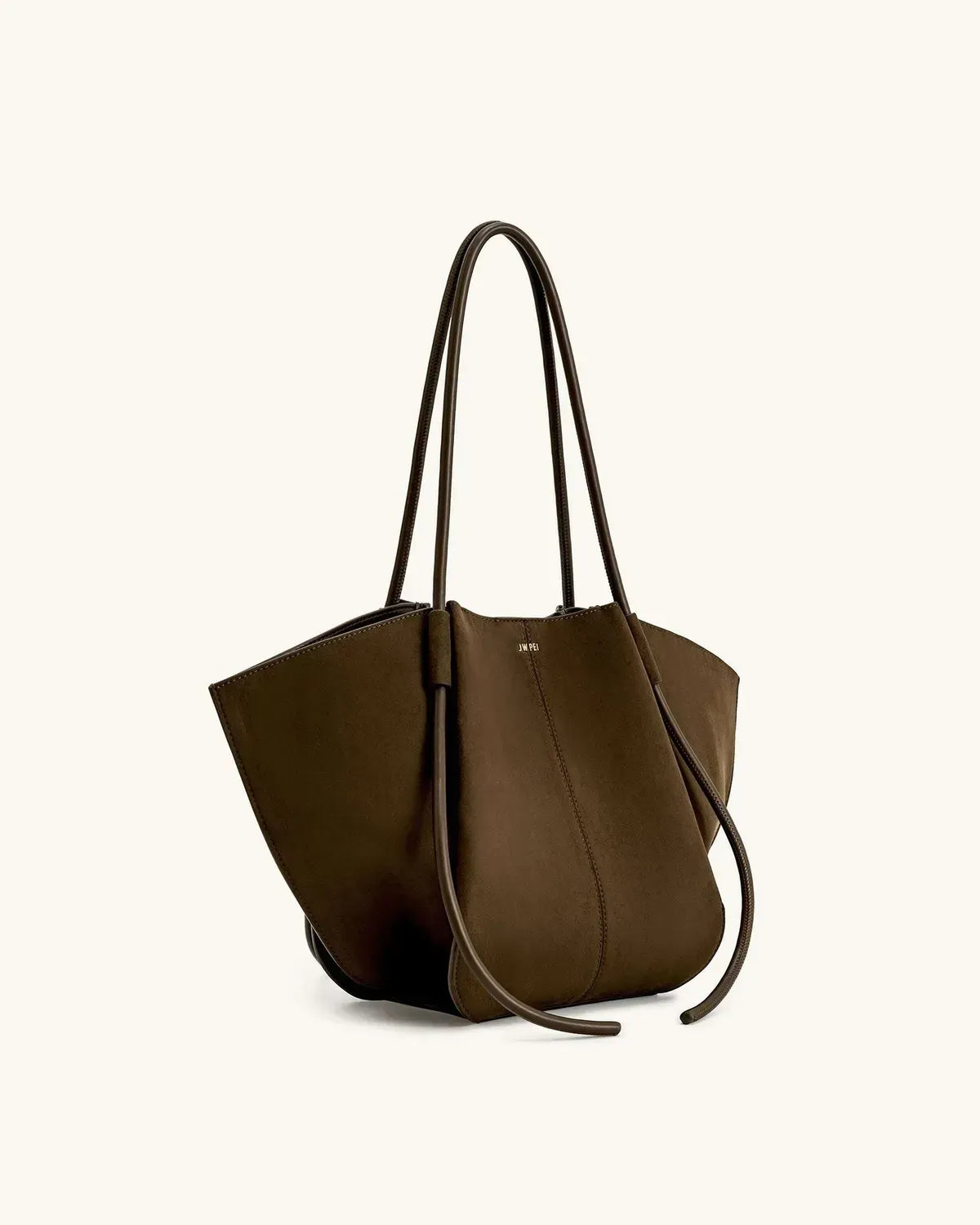 Жіноча сумка-тоут JW PEI Nala Wide Tote Bag, колір мокко — фото 10