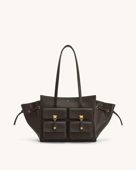 Жіноча сумка-тоут JW PEI Linda Tote Bag, темно-коричнева
