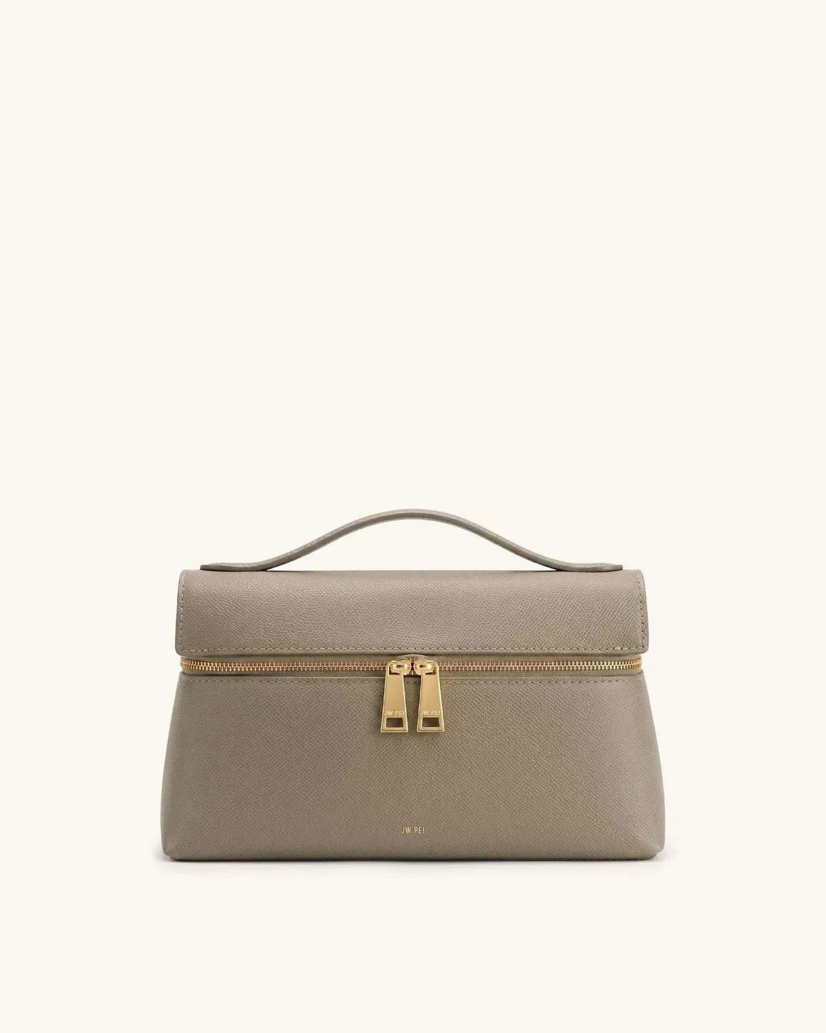 Жіноча сумка з верхньою ручкою JW PEI Thea Top Handle Bag, сіро-коричнева (мокко) — фото 2