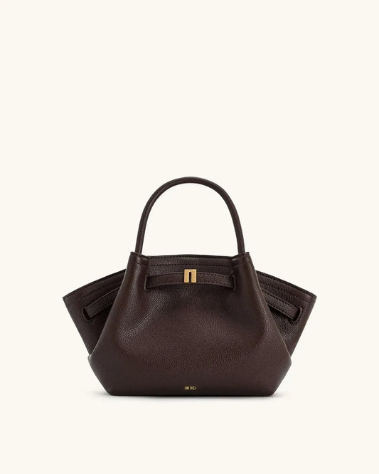 Жіноча сумка-тоут JW PEI Hana Mini Tote Bag, темно-коричнева