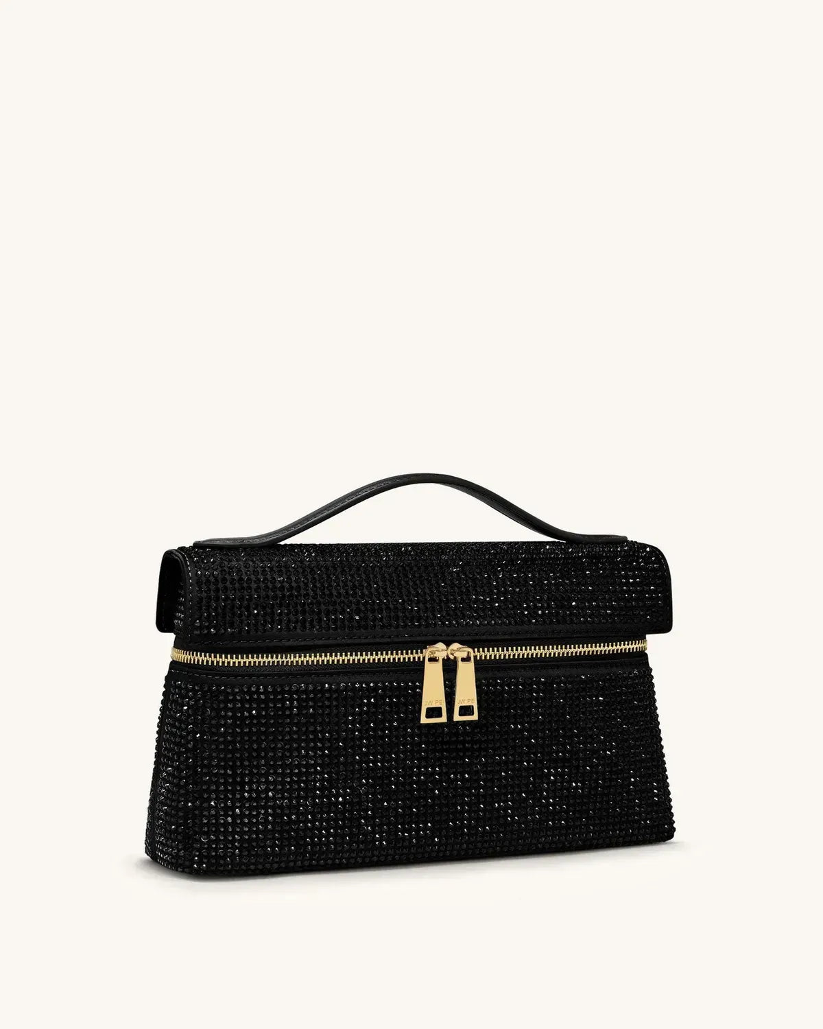 Жіноча сумка з верхньою ручкою JW PEI Thea Artificial Crystal Top Handle Bag, чорна — фото 6