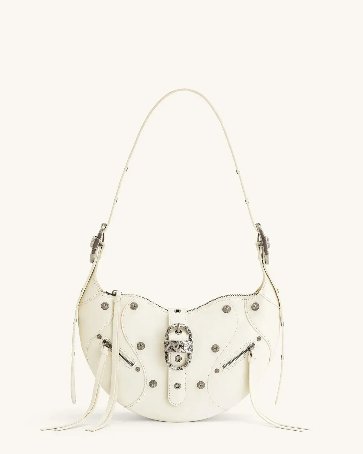 Жіноча сумка на плече JW PEI Tessa Crushed Shoulder Bag, біла