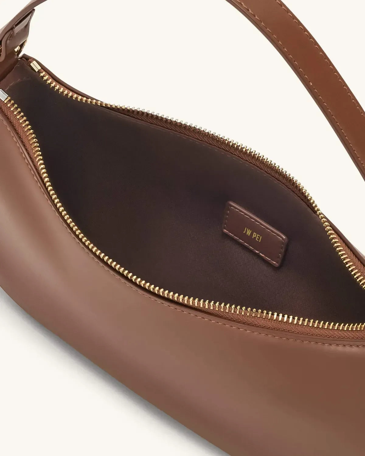 Жіноча сумка на плече JW PEI Lily Shoulder Bag, коричнева — фото 4