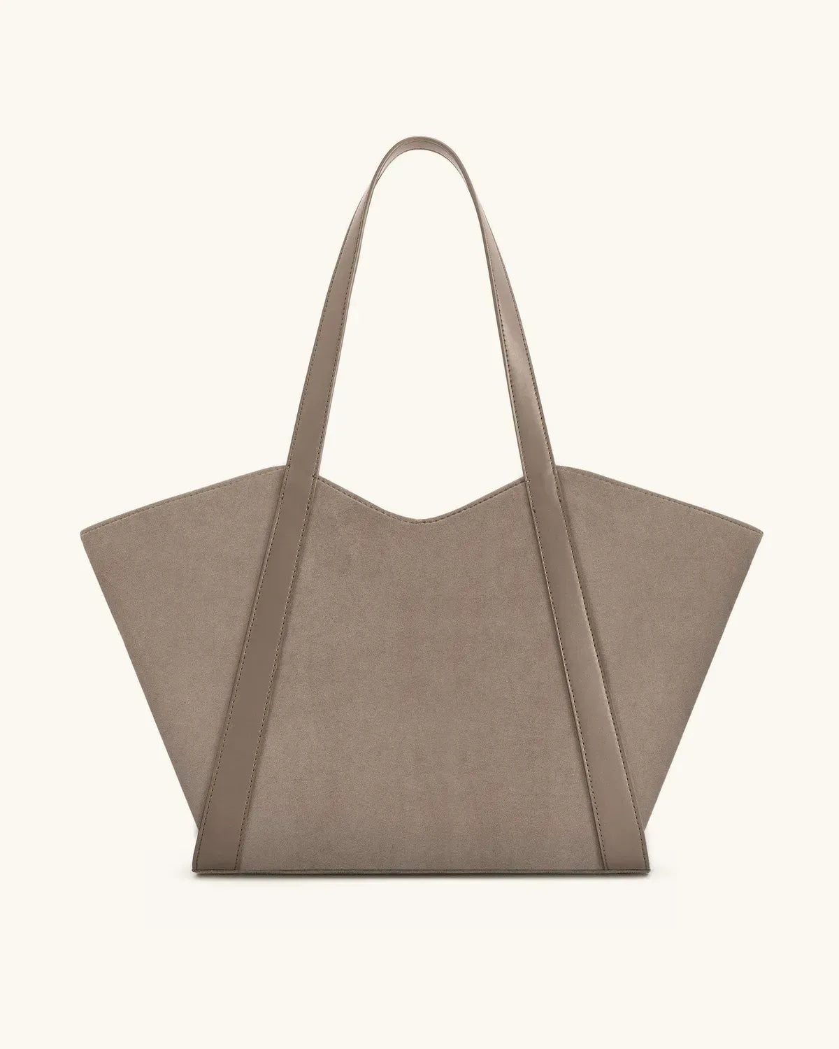 Жіноча сумка-тоут JW PEI Kiana Large Capacity Faux Suede Tote Bag, колір тауп — фото 5