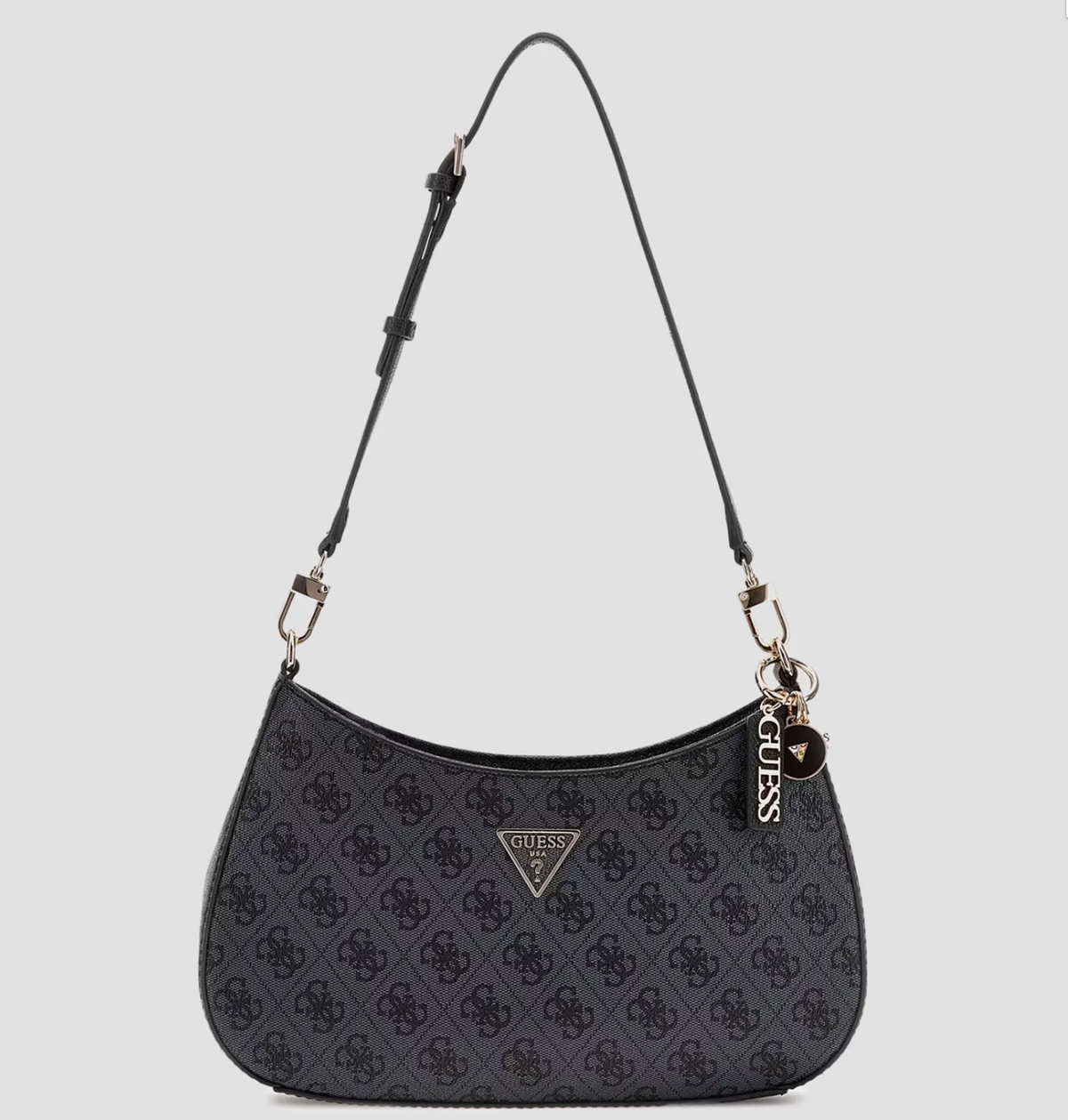 Сумка жіноча GUESS Noelle II Top Zip Shoulder Bag Coal Gray