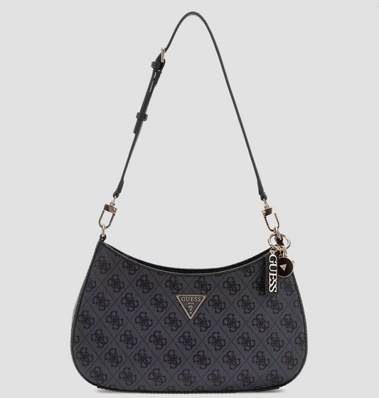 Сумка жіноча GUESS Noelle II Top Zip Shoulder Bag Coal Gray