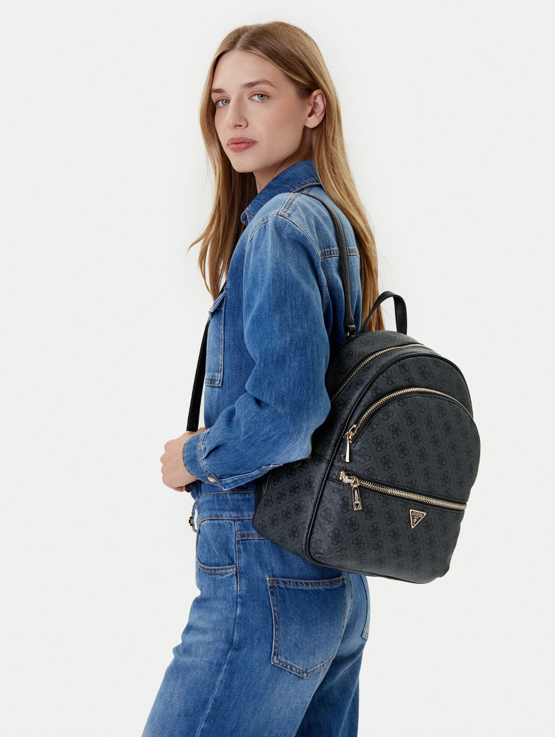 Жіночий рюкзак GUESS Manhattan II HWSG7118330 Чорний