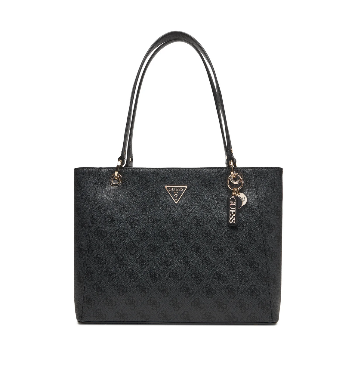 Сумка на плече жіноча GUESS Noelle II Coal Чорна