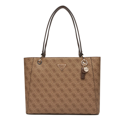 Сумка на плече жіноча GUESS Noelle II Coal Коричнева