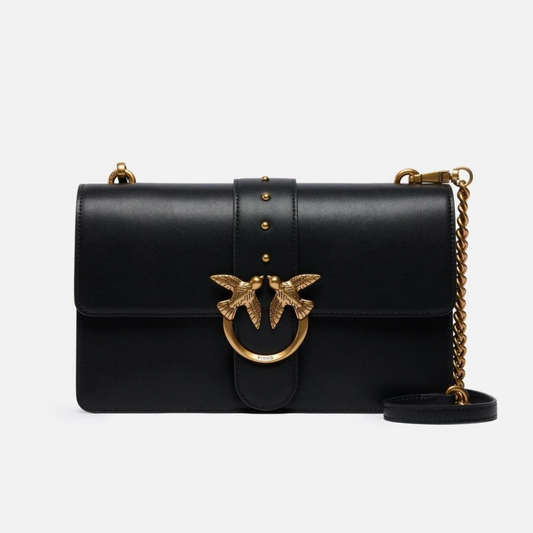 Сумка жіноча Pinko Love Bag One Medium Handbag in leather black 105857A0F1-Z99Q