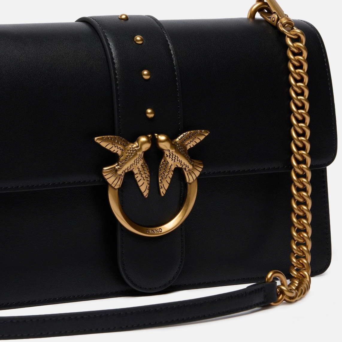 Сумка жіноча Pinko Love Bag One Medium Handbag in leather black 105857A0F1-Z99Q