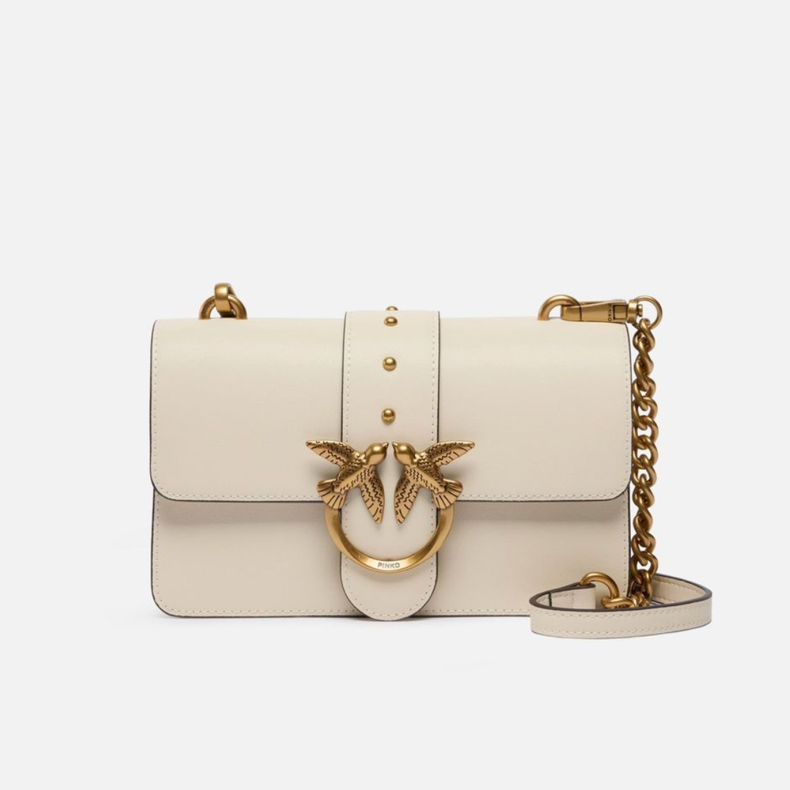 PINKO Love Bag One Small сумка жіноча біла