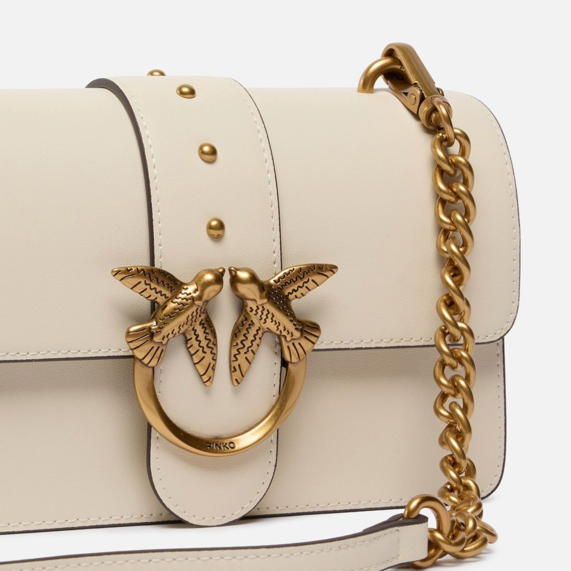 PINKO Love Bag One Small сумка жіноча біла