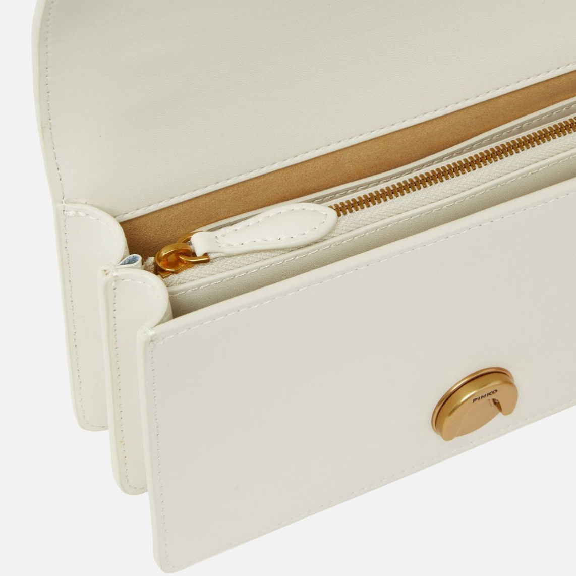 PINKO Love One Simply small shoulder bag Love сумка жіноча біла