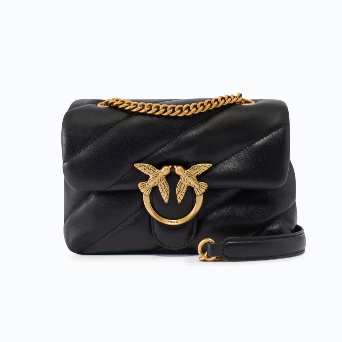 PINKO Small shoulder bag Love Bag Puff Maxi Quilt сумка жіноча чорна