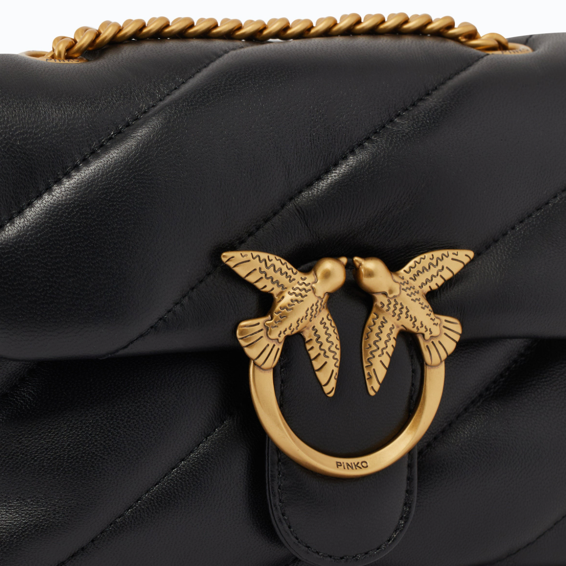 PINKO Small shoulder bag Love Bag Puff Maxi Quilt сумка жіноча чорна