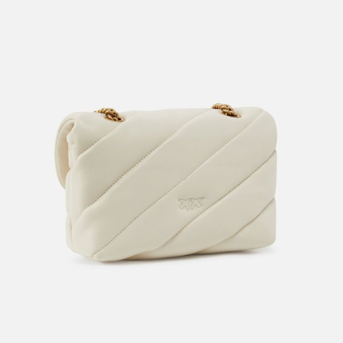 PINKO Small shoulder bag Love Bag Puff Maxi Quilt сумка жіноча біла