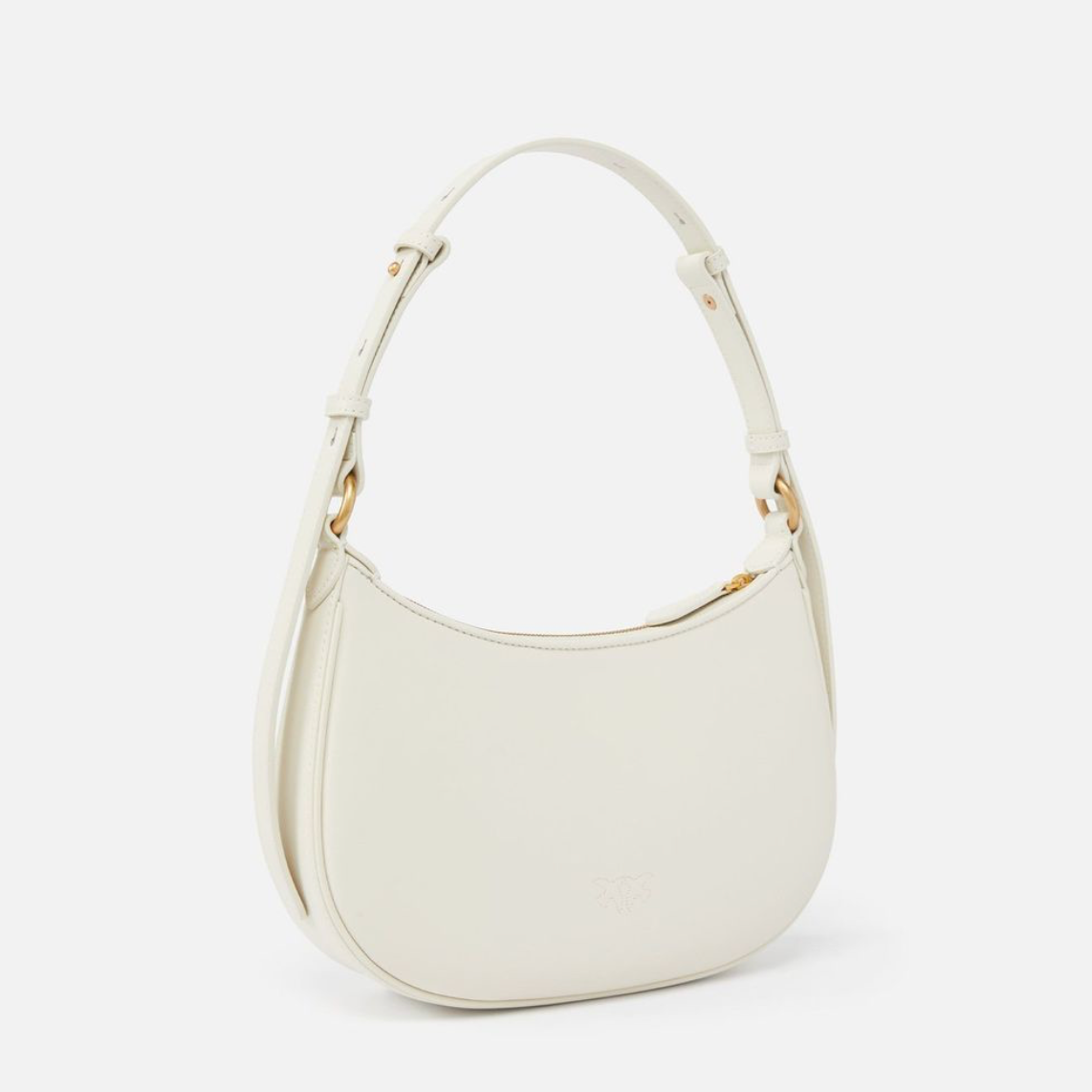 PINKO Small Shoulder Bag love half moon simply сумка жіноча біла