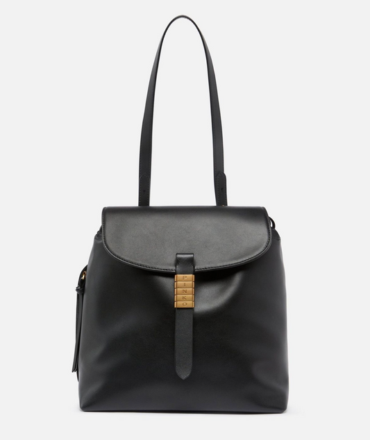 PINKO Medium Saddle Backpack in leather жіночий шкіряний рюкзак чорний