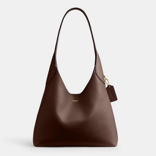 COACH Brooklyn Shoulder Bag 28 Brown сумка жіноча