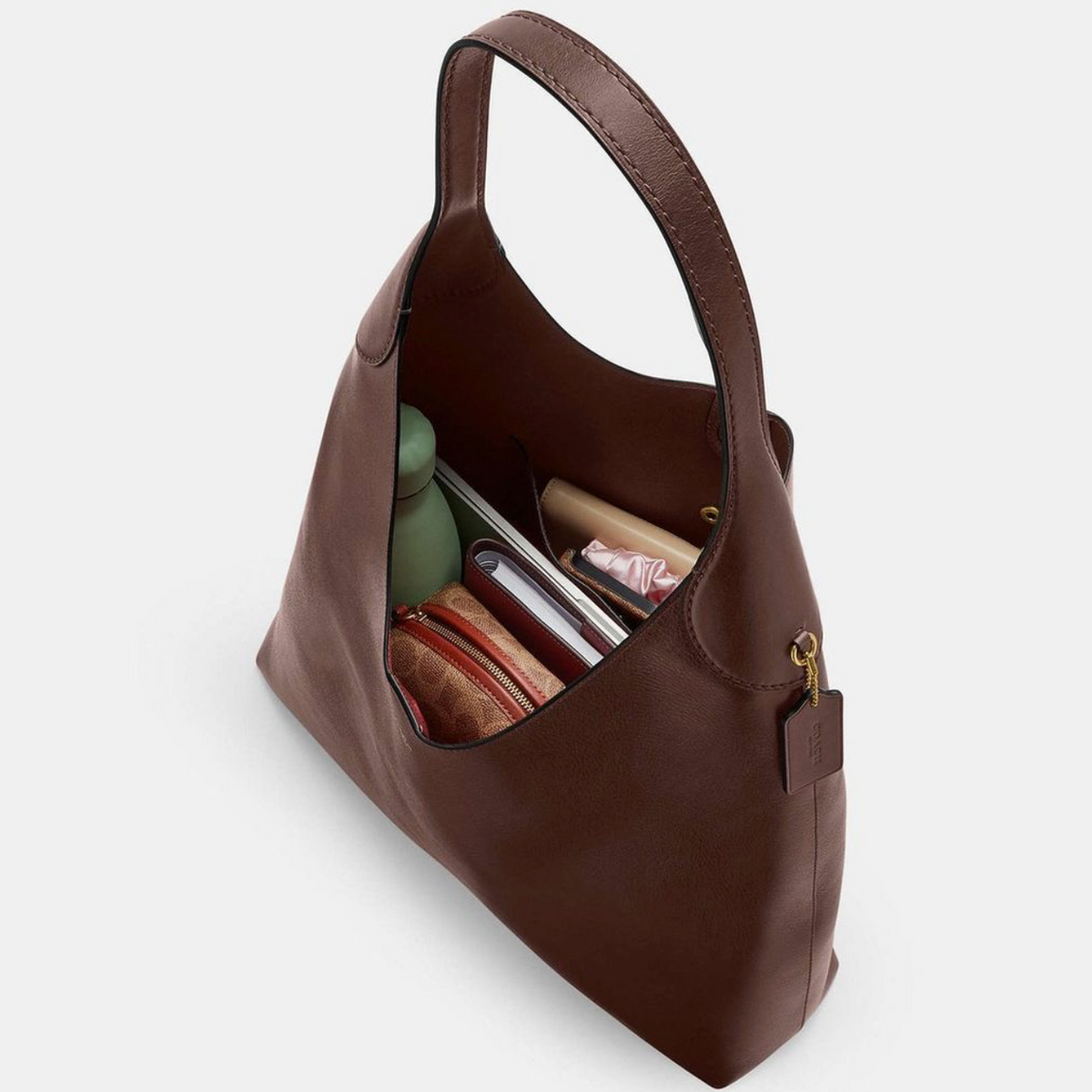 COACH Brooklyn Shoulder Bag 28 Brown сумка жіноча