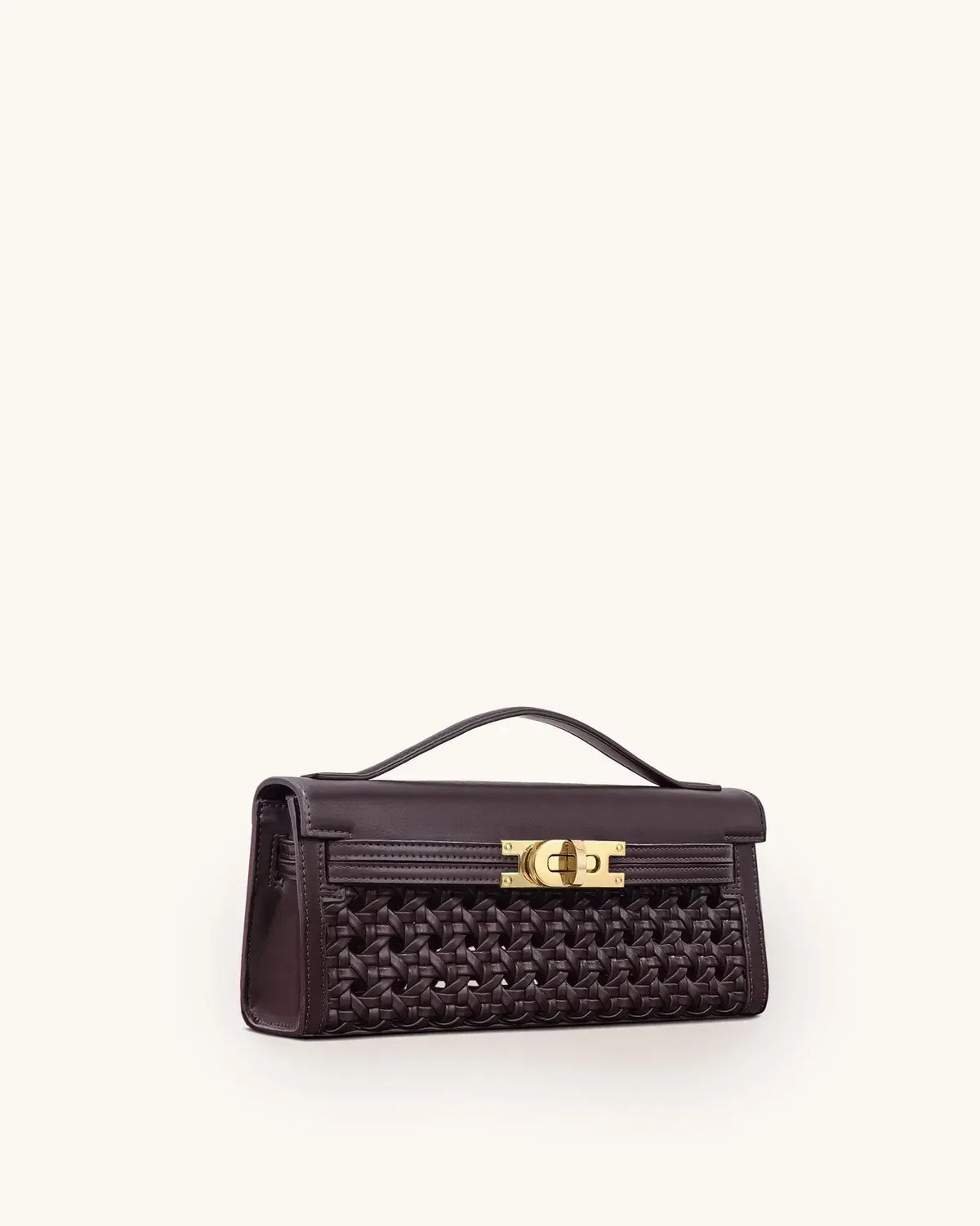 Жіноча сумка з верхньою ручкою JW PEI Bria Structured Top Handle Bag, темно-червона — фото 3