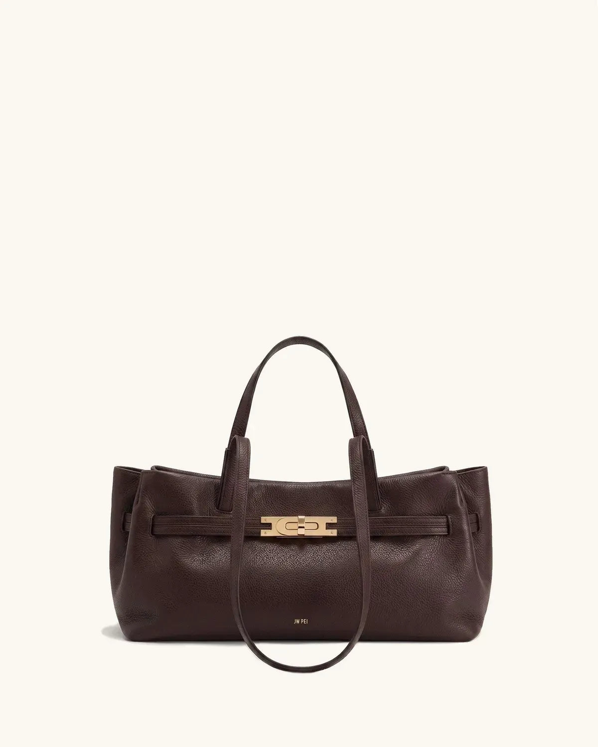 Жіноча сумка-тоут JW PEI Bria Pebbled Shoulder Tote Bag, колір еспресо