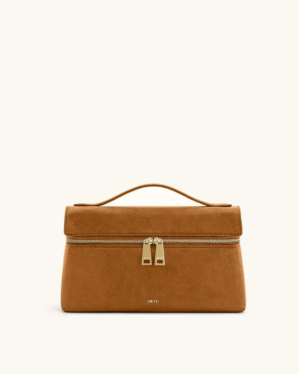 Жіноча сумка з верхньою ручкою JW PEI Thea Faux Suede Top Handle Bag, колір кемел