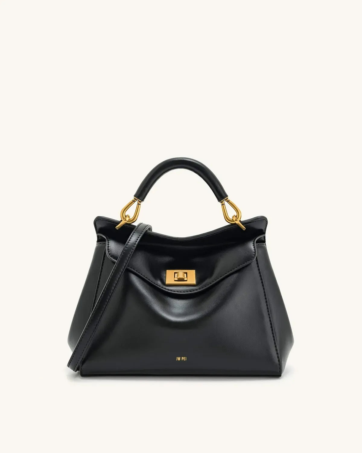Жіноча сумка з верхньою ручкою JW PEI Lucia Classic Top Handbag, чорна