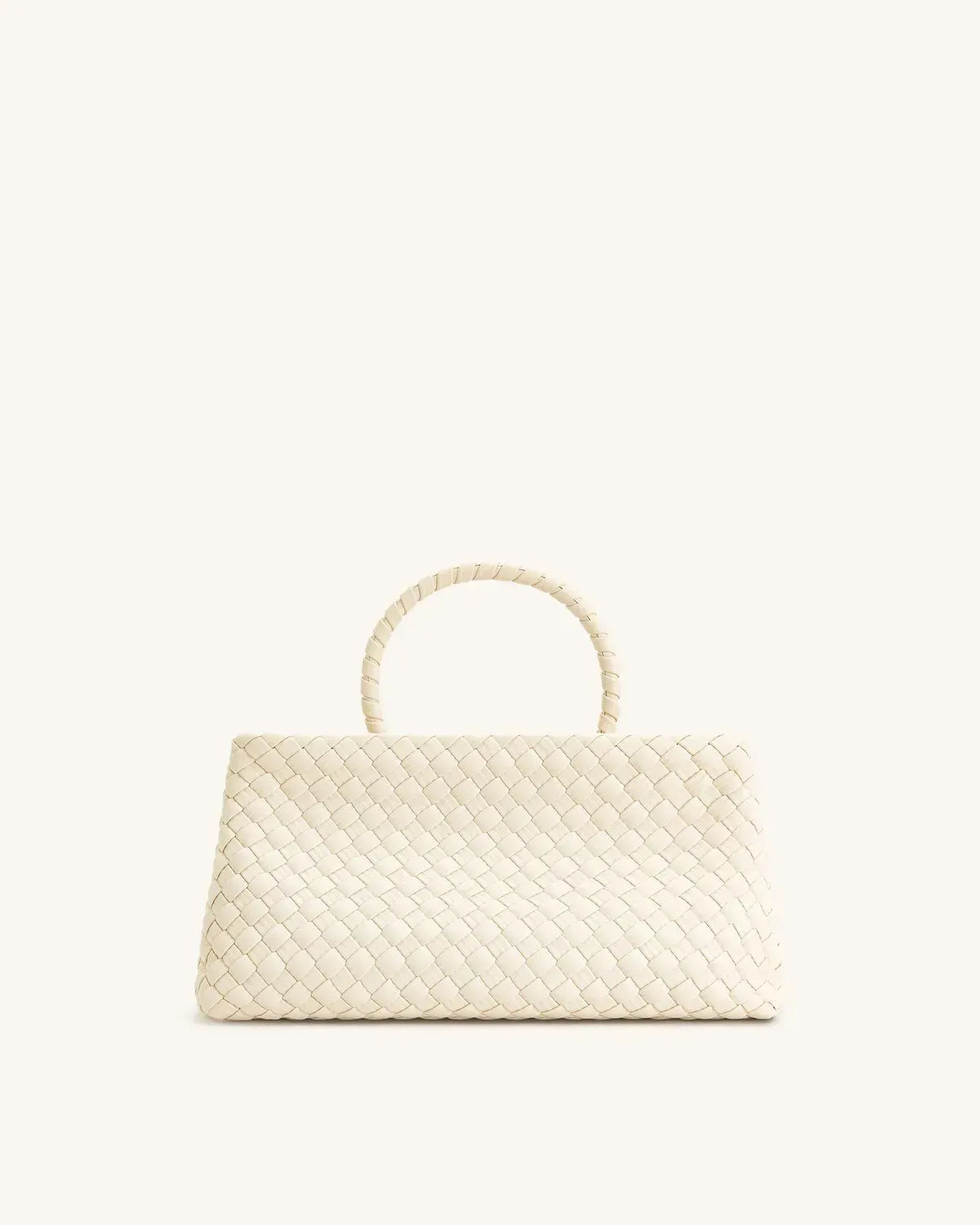 Жіноча сумка-тоут JW PEI Elora Woven Tote Bag, біла — фото 4