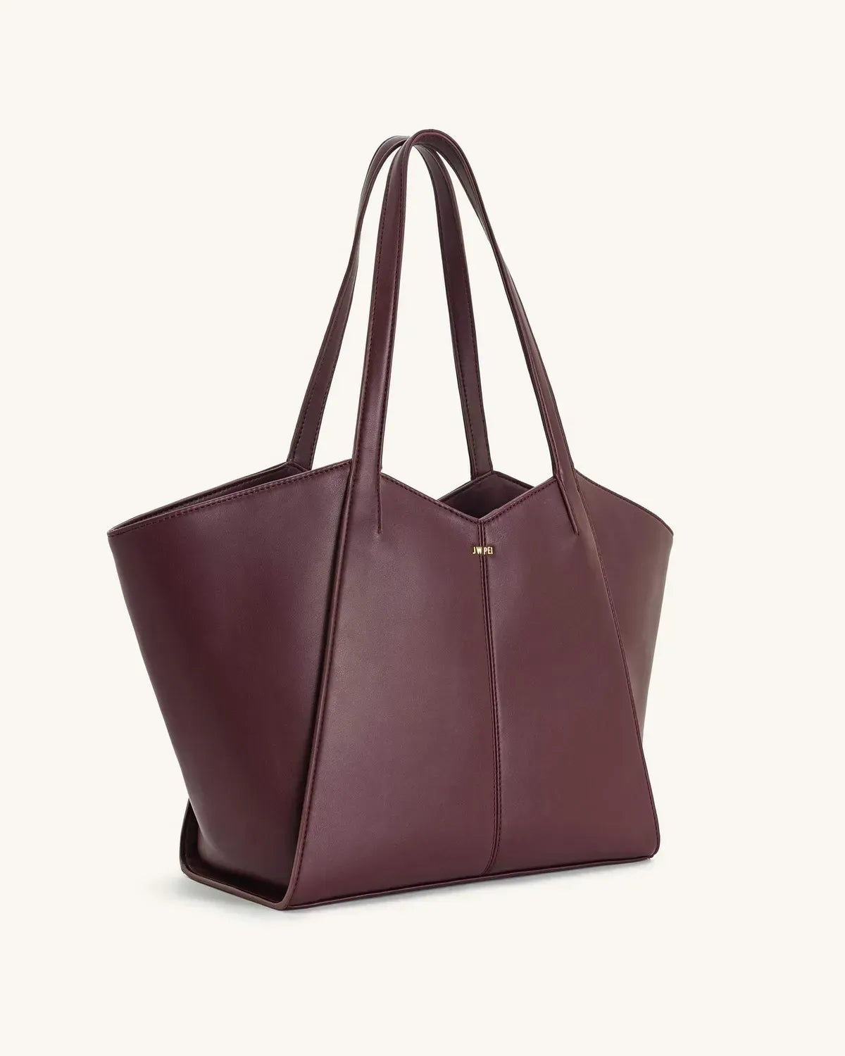 Жіноча сумка-тоут JW PEI Kiana Large Capacity Tote Bag, бордова — фото 2