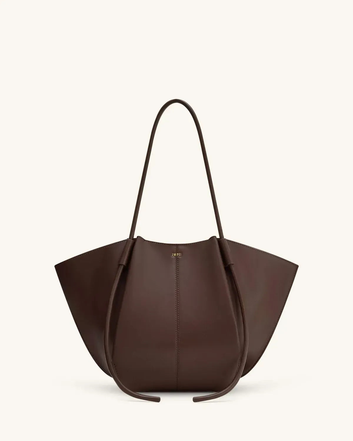 Жіноча сумка-тоут JW PEI Nala Wide Tote Bag, насичено-коричнева — фото 6