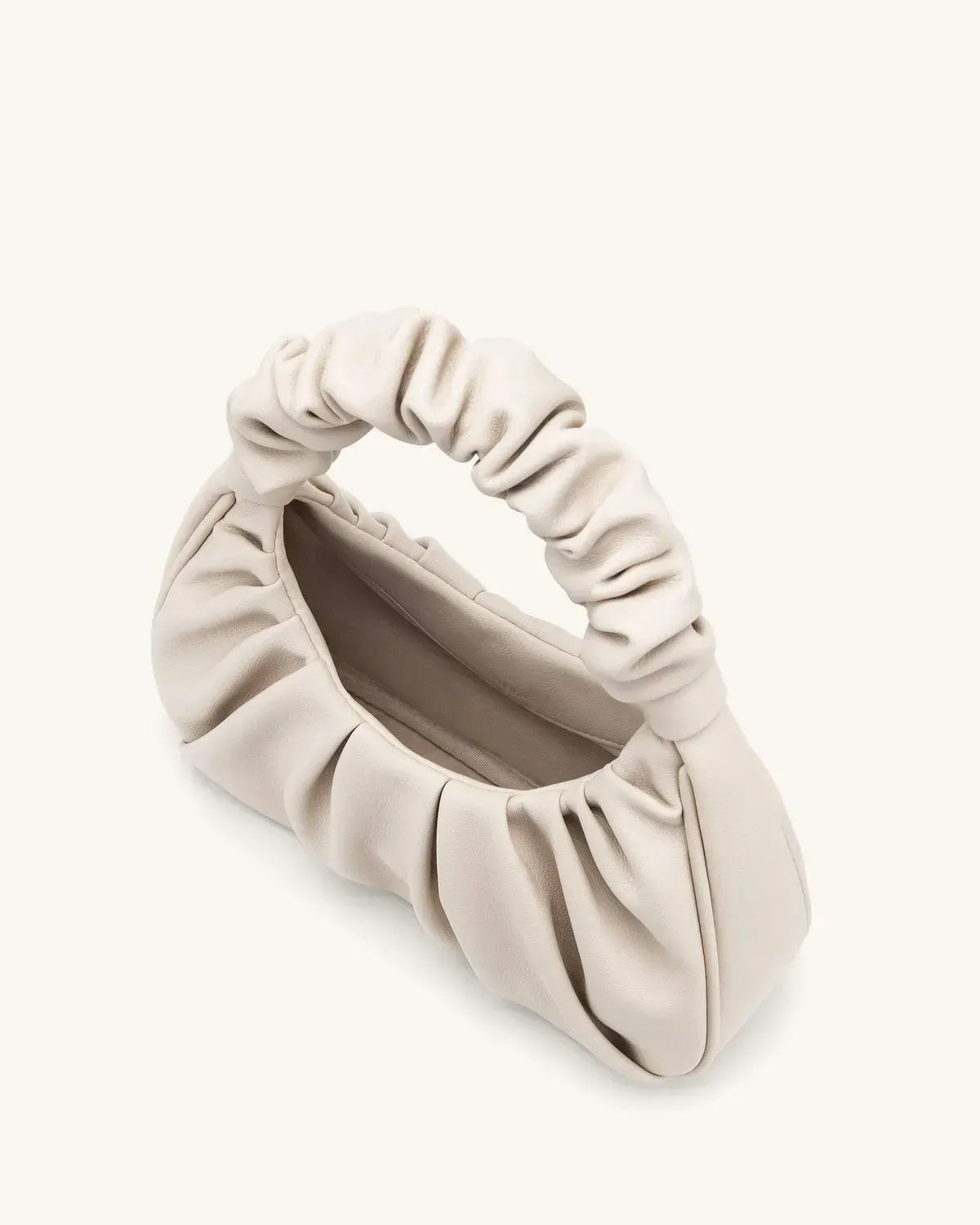Жіноча сумка-хобо JW PEI Gabbi Ruched Hobo Handbag, айворі — фото 3