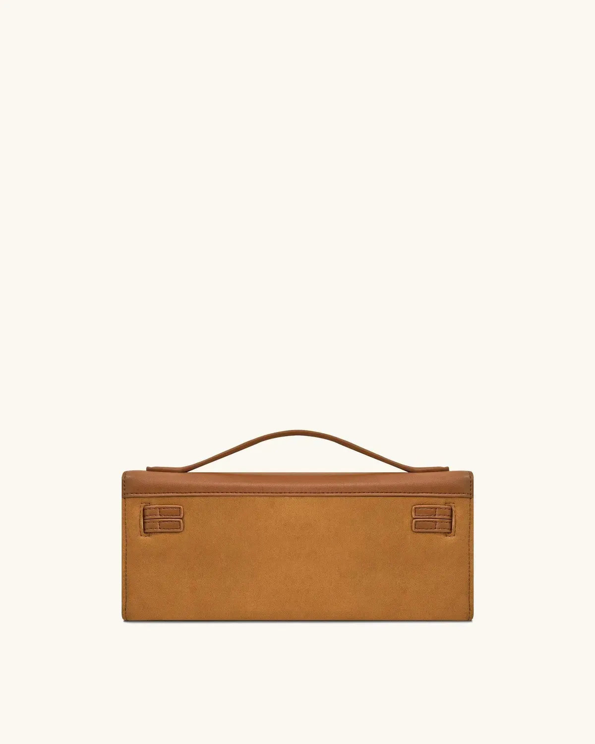 Жіноча сумка з верхньою ручкою JW PEI Bria Faux Suede Structured Top Handle Bag, коричнева — фото 4