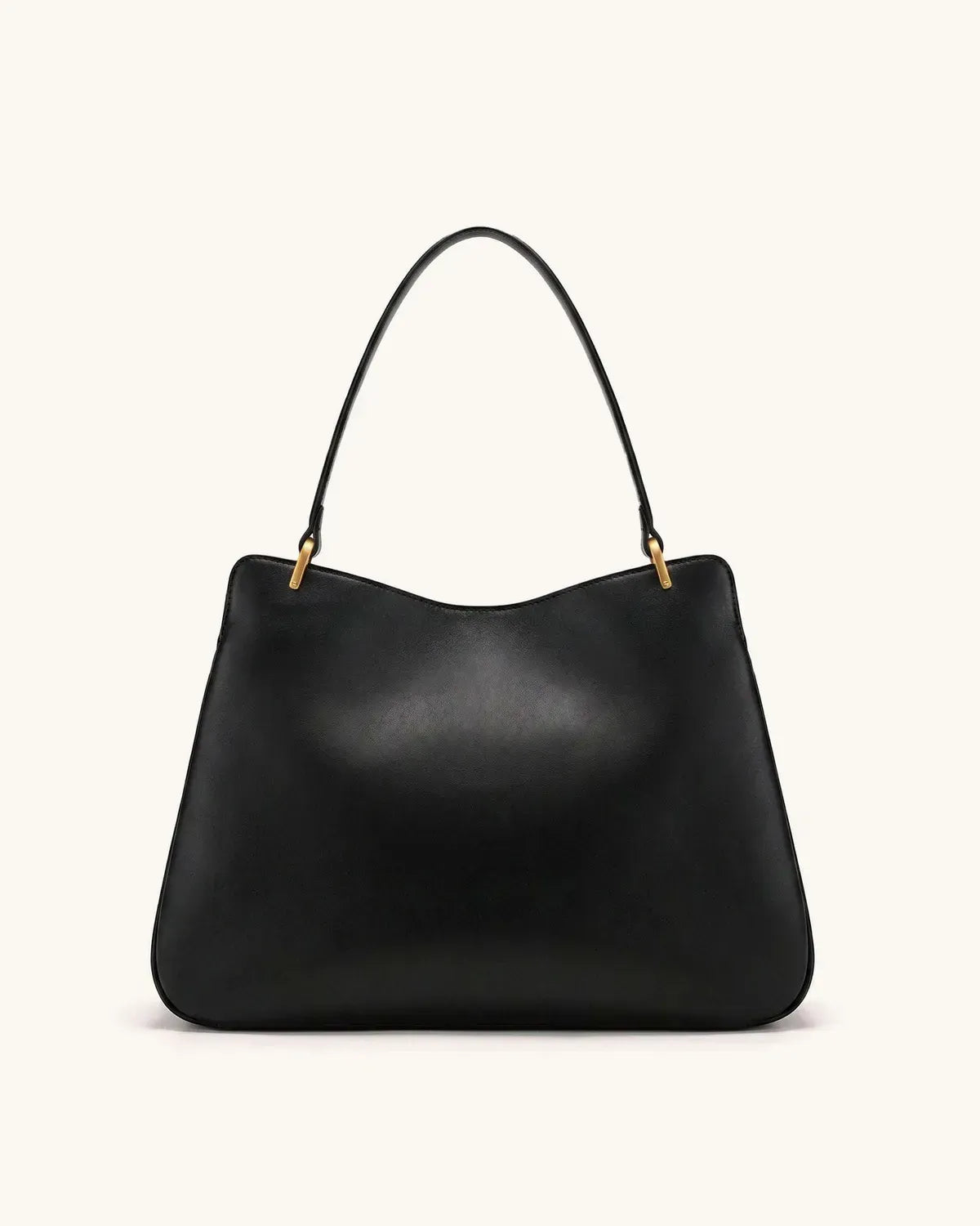 Жіноча сумка на плече JW PEI Lucia Turn-Lock Shoulder Bag, чорна — фото 3