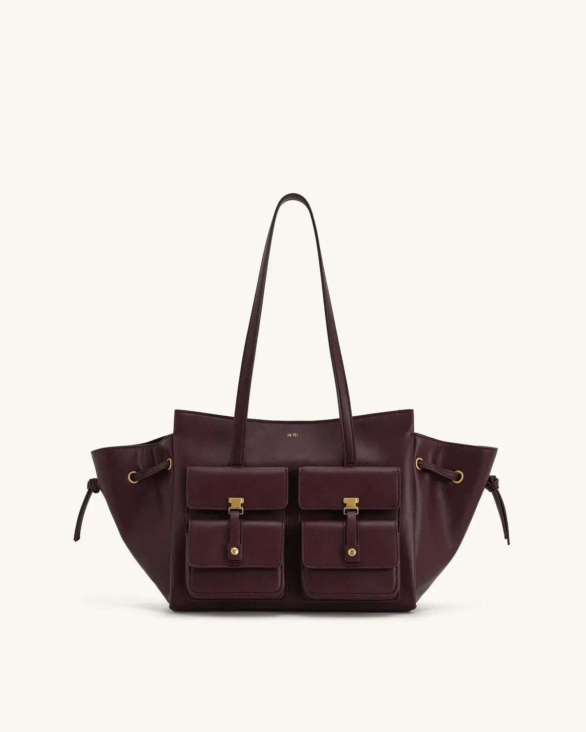 Жіноча сумка-тоут JW PEI Linda Tote Bag, бордова — фото 5