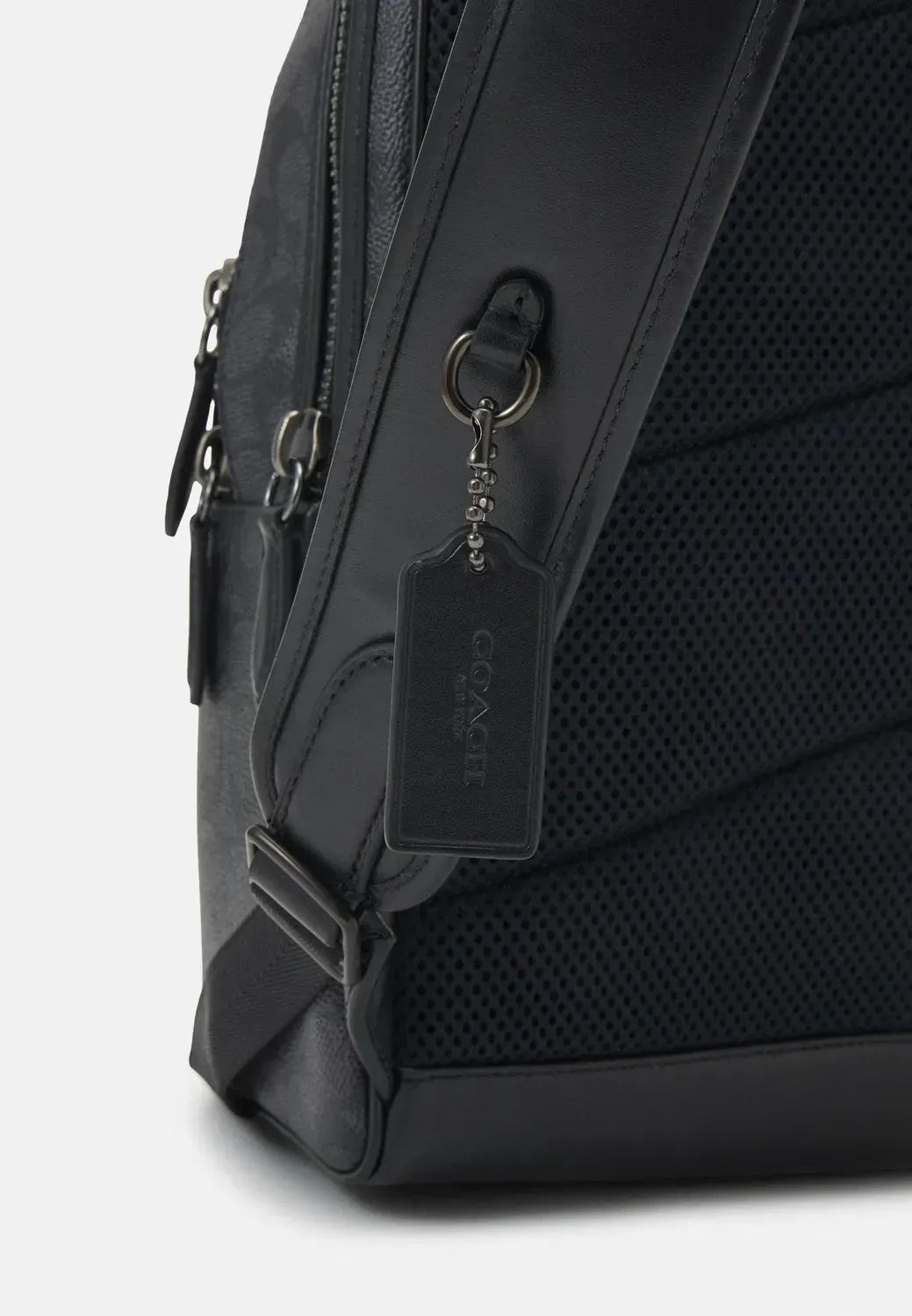 Рюкзак унісекс COACH Charter Backpack In Signature, Charcoal — фото 4