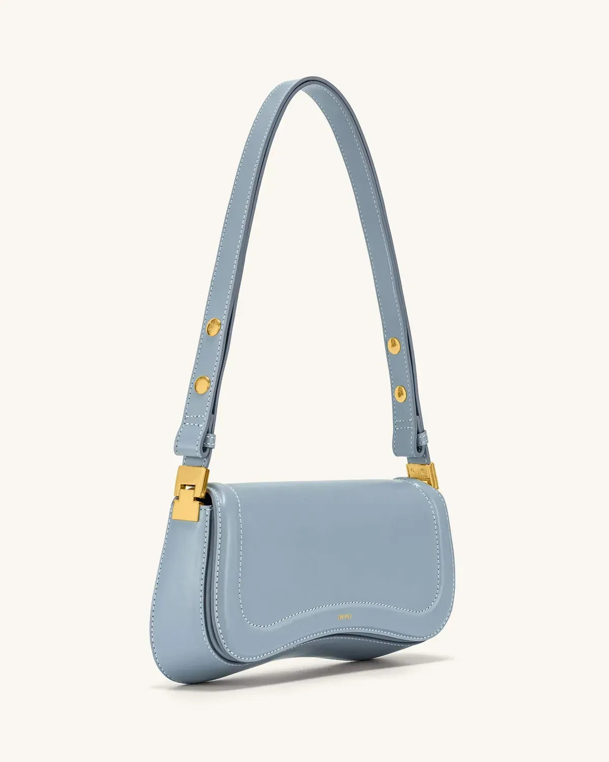 Жіноча сумка на плече JW PEI Joy Shoulder Bag, сталево-блакитна — фото 2