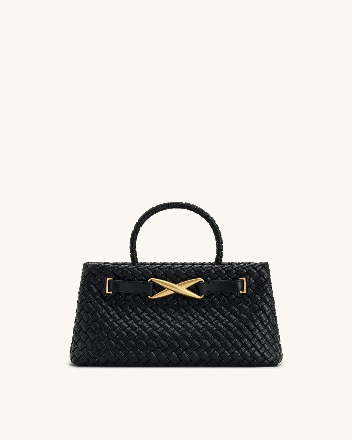 Жіноча сумка-тоут JW PEI Elora Woven Tote Bag, чорна