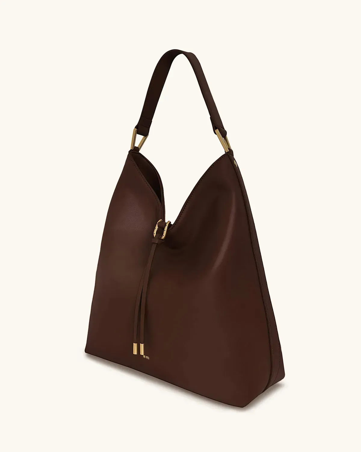 Жіноча сумка на плече JW PEI Aria Shoulder Bag, темно-коричнева — фото 2