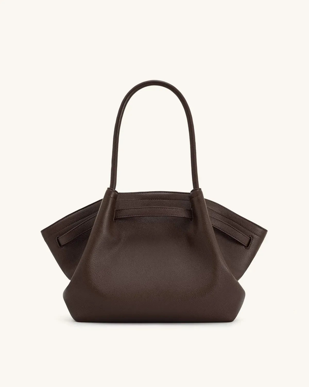 Жіноча сумка-тоут JW PEI Hana Medium Tote Bag, темно-коричнева — фото 4