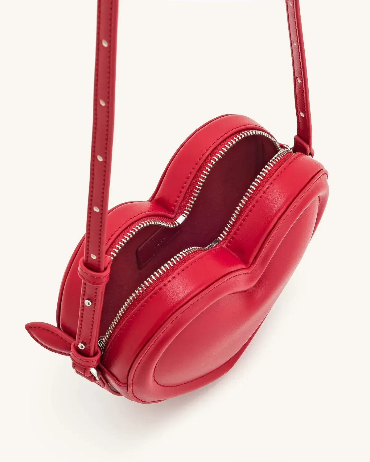 Жіноча сумка у формі серця JW PEI Arlene Heart Shaped Bag, колір маджента — фото 4