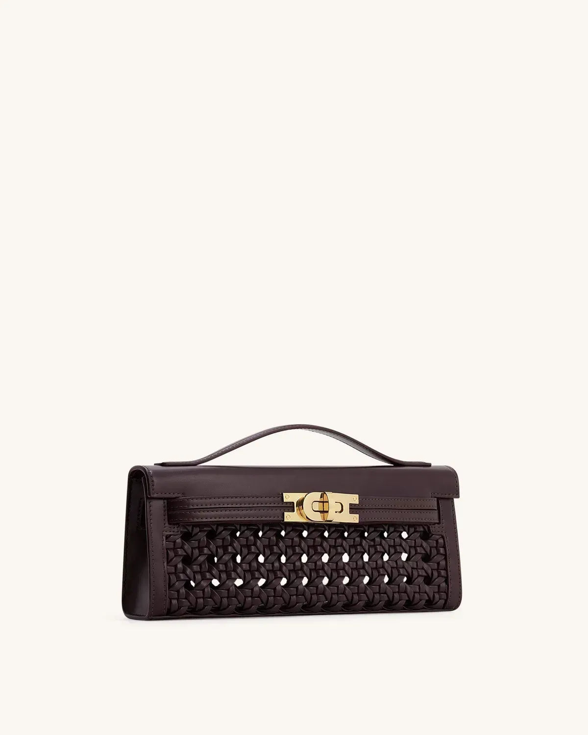Жіноча сумка з верхньою ручкою JW PEI Bria Structured Top Handle Bag, темно-червона — фото 7